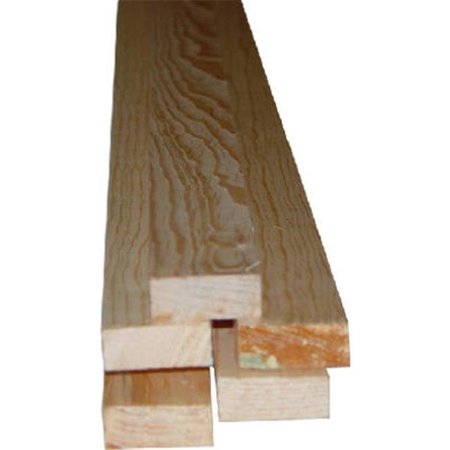 ALEXANDRIA MOULDING Alexandria Moulding 0W254-20096C1 8 ft. Parting Stop S4S Solid Pine Molding - Pack of 12 316866